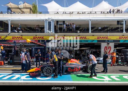 Le Castellet, Frankreich. 22.. Juli 2022. IWASA Ayumu (jpn), DAMS, Dallara F2, Porträt während des Laufs 9. der FIA Formel-2-Meisterschaft 2022, vom 22. Bis 24. Juli 2022 auf dem Circuit Paul Ricard, in Le Castellet, Frankreich - Foto Sebastiaan Rozendaal / Dutch Photo Agency / DPPI Credit: DPPI Media/Alamy Live News Stockfoto