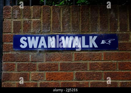 Straßenschild Maldon Essex Stockfoto