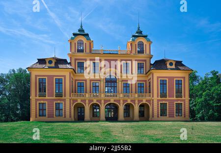 Das beliebte Jagdschloss wurde zwischen 1716 und 1723 in Ludwigsburg, Deutschland, erbaut Stockfoto