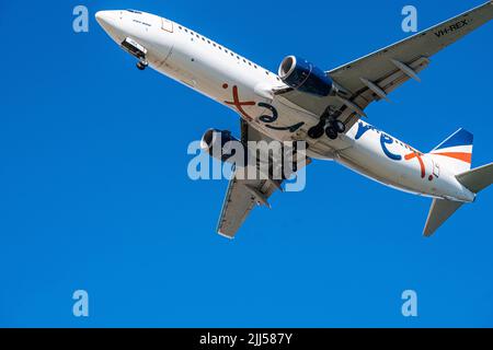 23. Juli 2022: Eine REX, Regional Express Airline, Boeing 737-800 Stockfoto