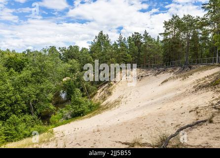 Weiße Düne oder Balta kapa in der Nähe der Ostsee in Lettland Stockfoto