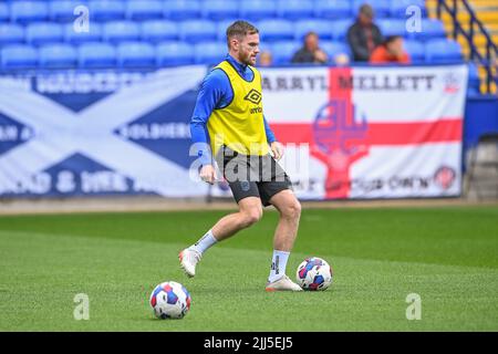 Oliver Turton #2 von Huddersfield Town während der Aufwärmphase vor dem Spiel Stockfoto