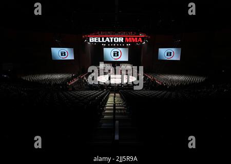 Gesamtansicht des Emerald Queen Event Center vor Bellator 283 in Tacoma, Washington Freitag, 22. Juli 2022 (Matt Ferris / Image of Sport) Stockfoto