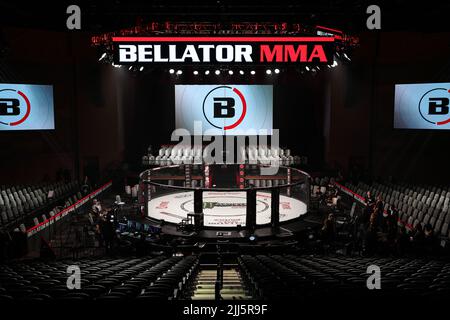 Gesamtansicht des Emerald Queen Event Center vor Bellator 283 in Tacoma, Washington Freitag, 22. Juli 2022 (Matt Ferris / Image of Sport) Stockfoto