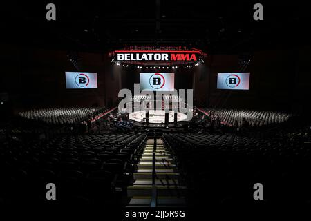 Gesamtansicht des Emerald Queen Event Center vor Bellator 283 in Tacoma, Washington Freitag, 22. Juli 2022 (Matt Ferris / Image of Sport) Stockfoto