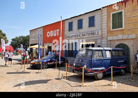 Atmosphäre im Kreis - Ventilatoren-Bereich. Großer Preis von Frankreich, Samstag, 23.. Juli 2022. Paul Ricard, Frankreich. Stockfoto