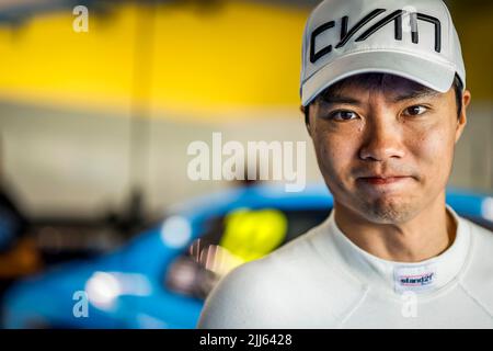 QING HUA Ma (CHN), Cyan Racing Lynk & Co, Lynk & Co 03 TCR, Portrait während des WTCR - Race of Italy 2022, 6. Runde des FIA World Touring Car Cup 2022, auf dem Autodromo Vallelunga Piero Taruffi vom 22. Bis 24. Juli in Campagnano di Roma, Italien - Foto Grégory Lenormand / DPPI Stockfoto