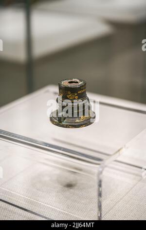 Alte chinesische kulturelle Reliquien im Museum Stockfoto