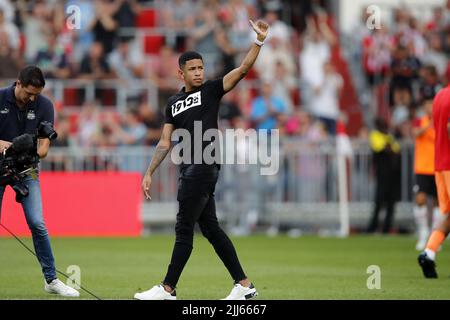 EINDHOVEN - Sávio Moreira de Oliveira vom PSV Eindhoven beim Freundschaftsspiel zwischen PSV Eindhoven und Real Betis am 23. Juli 2022 im Phillips Stadium in Eindhoven, Niederlande. ANP | Dutch Höhe | Bart Stoutjesdijk Stockfoto