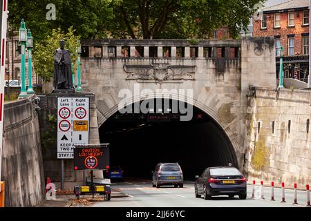 Liverpool Queensway Mersey Tunnel Stockfoto