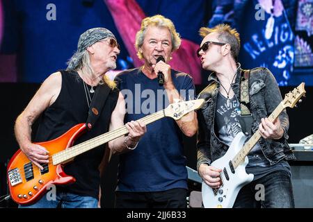 Deep Purple tritt im Juni 2022 live in Oslo auf Stockfoto