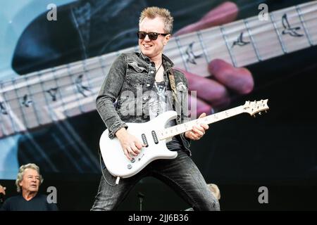 Deep Purple tritt im Juni 2022 live in Oslo auf Stockfoto