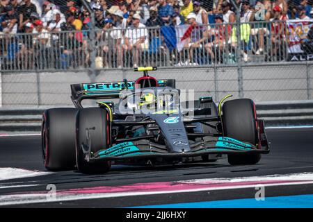 Le Castellet, Frankreich. 23.. Juli 2022. #44, Lewis HAMILTON, GBR, Mercedes AMG F1 Team, Mercedes-AMG F1 W13 E Performance Credit: SPP Sport Pressefoto. /Alamy Live News Stockfoto