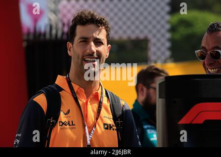 jul 22 2022 Le Castellet, Frankreich - F1 2022 Frankreich GP - Daniel Ricciardo (AUS) McLaren MCL36 Stockfoto