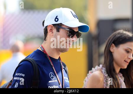 jul 22 2022 Le Castellet, Frankreich - F1 2022 Frankreich GP - Nichola Latifi (CAN) Williams FW44 Stockfoto