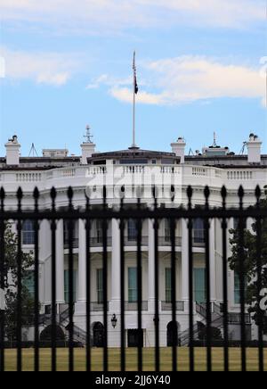 Das Gebäude des Weißen Hauses in Washington dc Stockfoto