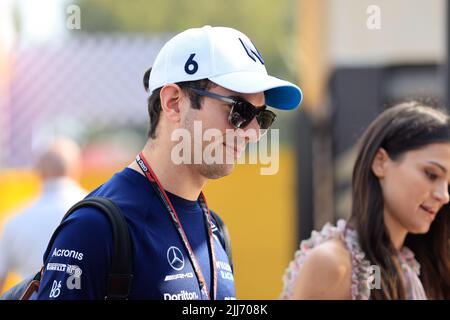 jul 22 2022 Le Castellet, Frankreich - F1 2022 Frankreich GP - Nichola Latifi (CAN) Williams FW44 Stockfoto