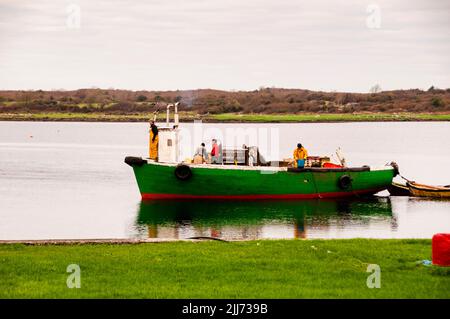 Galway Bay nach Kinvara, Irland. Stockfoto