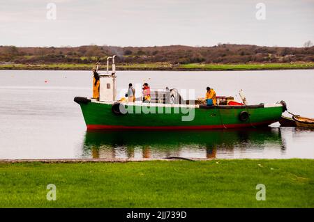 Galway Bay nach Kinvara in Irland. Stockfoto