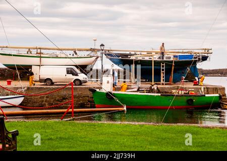 Galway Bay in Kinvara, Irland. Stockfoto