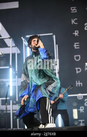 23. Juli 2022, Sheffield, South Yorkshire, USA: Kasabian Performing at Tramlines Festival , Großbritannien , 23.07.2022 (Bildquelle: © Robin Burns/ZUMA Press Wire) Stockfoto