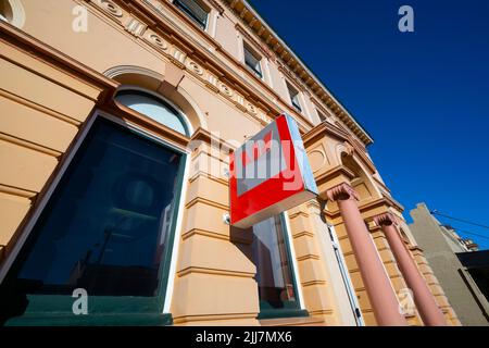 Die Westpac Bank in Glen Innes wird bald geschlossen. Stockfoto