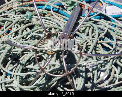 fischernetze, um Fische zu fangen Stockfoto