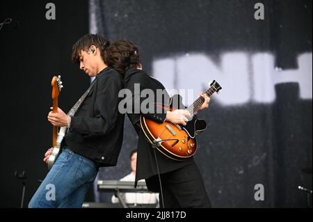 Inhaler Performing at Tramlines Festival , UK , 23.07.2022 Stockfoto