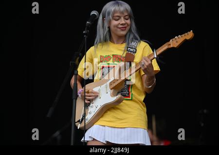 23. Juli 2022, Sheffield, South Yorkshire, USA: Pixy Performing at Tramlines Festival , Großbritannien , 23.07.2022 (Bildquelle: © Robin Burns/ZUMA Press Wire) Stockfoto