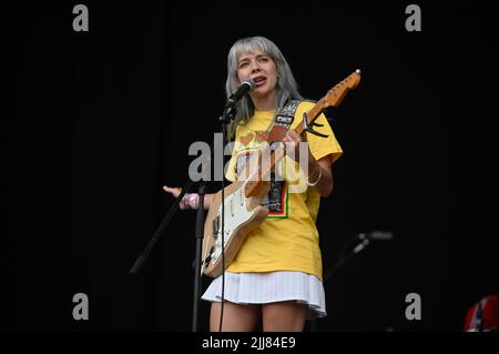 23. Juli 2022, Sheffield, South Yorkshire, USA: Pixy Performing at Tramlines Festival , Großbritannien , 23.07.2022 (Bildquelle: © Robin Burns/ZUMA Press Wire) Stockfoto