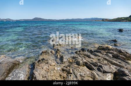 Spiaggia Bados, Nähe Olbia, Strand, Strand, Sardinien, Mittelmeer, Italien, Europa, Stockfoto