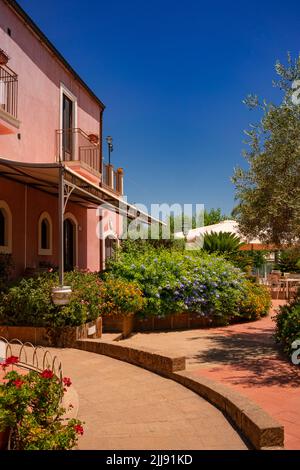 Agriturismo - Europäischer Sommer im Resort - Hacienda Stockfoto