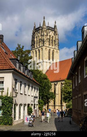Überwasserkirche Kirche, Münster, Westfalen, Nordrhein-Westfalen, Deutschland Stockfoto