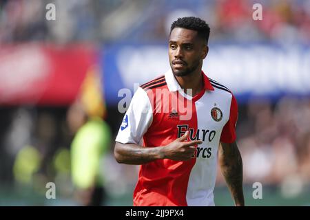 ROTTERDAM - Danilo von Feyenoord beim Freundschaftsspiel zwischen Feyenoord und Olympique Lyon im Feyenoord Stadium de Kuip am 24. Juli 2022 in Rotterdam, Niederlande. ANP BART STOUTJEDIJK Stockfoto