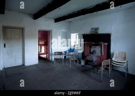Der Hauptraum in Mosedale Cottage, ein Bad im englischen Lake District Stockfoto