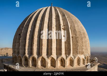 Zinciriye Medresesi Dach Nahaufnahme in Mardin, Türkei Stockfoto