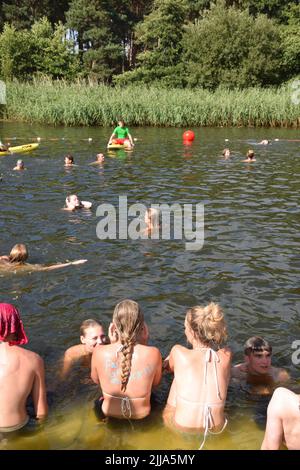 Henham Park, Suffolk, England. 22.. Juli 2022, Latitude Festival. Kredit: Liz Somerville/Alamy Live Nachrichten Stockfoto