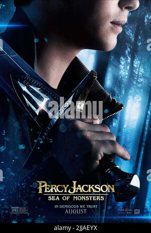 LOGAN LERMAN POSTER, PERCY JACKSON: MEER DER MONSTER, 2013 Stockfoto