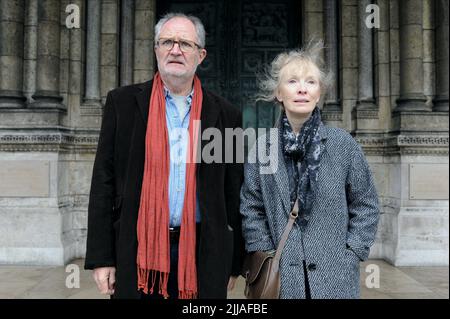 JIM BROADBENT, LINDSAY DUNCAN, LE WEEK-END, 2013 Stockfoto