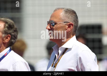 jul 24 2022 Le Castellet, Frankreich - F1 2022 Frankreich GP - Race Grid, Stefano Domenicali (ITA) - CEO Formel 1 Group Stockfoto