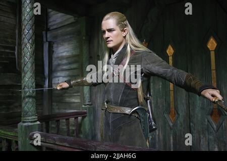 ORLANDO BLOOM, Der Hobbit: The Desolation von Smaug, 2013 Stockfoto