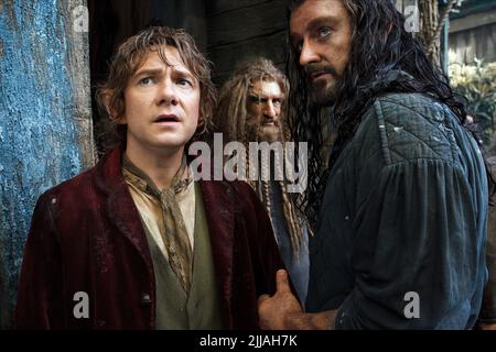 MARTIN FREEMAN, Richard Armitage, der Hobbit: The Desolation von Smaug, 2013 Stockfoto