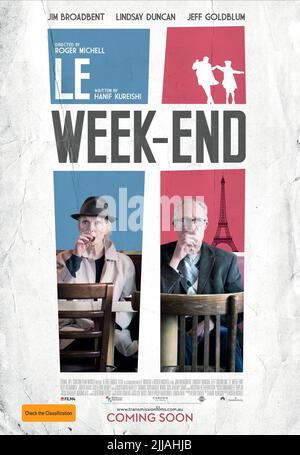 LINDSAY DUNCAN, Jim Broadbent, LE WEEK-END, 2013 Stockfoto