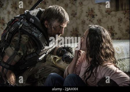 SHARLTO COPLEY, Alice Braga, Elysium, 2013 Stockfoto