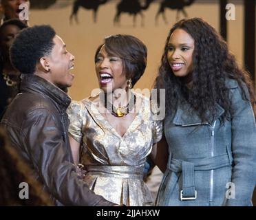 Jakob LATIMORE, Angela Bassett, Jennifer Hudson, schwarz Krippe, 2013 Stockfoto