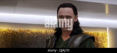 TOM HIDDLESTON, THOR: die dunkle Welt, 2013 Stockfoto