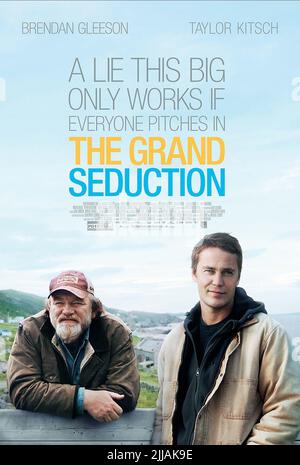 BRENDAN GLEESON, Taylor Kitsch, Plakat, die große Verführung, 2013 Stockfoto