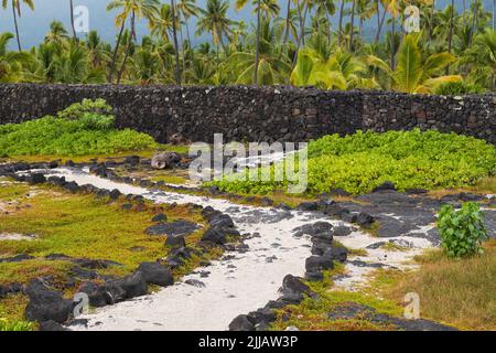 Heilige Stätten, Hawaii Big Island Stockfoto