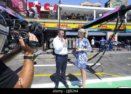 Le Castellet, Frankreich - 24/07/2022, Le Castellet, Frankreich - 24/07/2022, Boullier, Eric, GIP-Direktor, Portrait während des Formel 1 Lenovo Grand Prix de France, Grand Prix von Frankreich 2022, 12. Lauf der FIA Formel 1 Weltmeisterschaft 2022 vom 22. Bis 24. Juli 2022 auf dem Circuit Paul Ricard, in Le Castellet, Frankreich - Foto: Marc De Mattia / Dppi/DPPI/LiveMedia Stockfoto