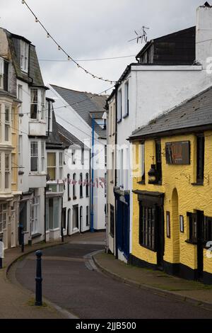 Historische Gebäude in Ilfracombe, Devon Stockfoto